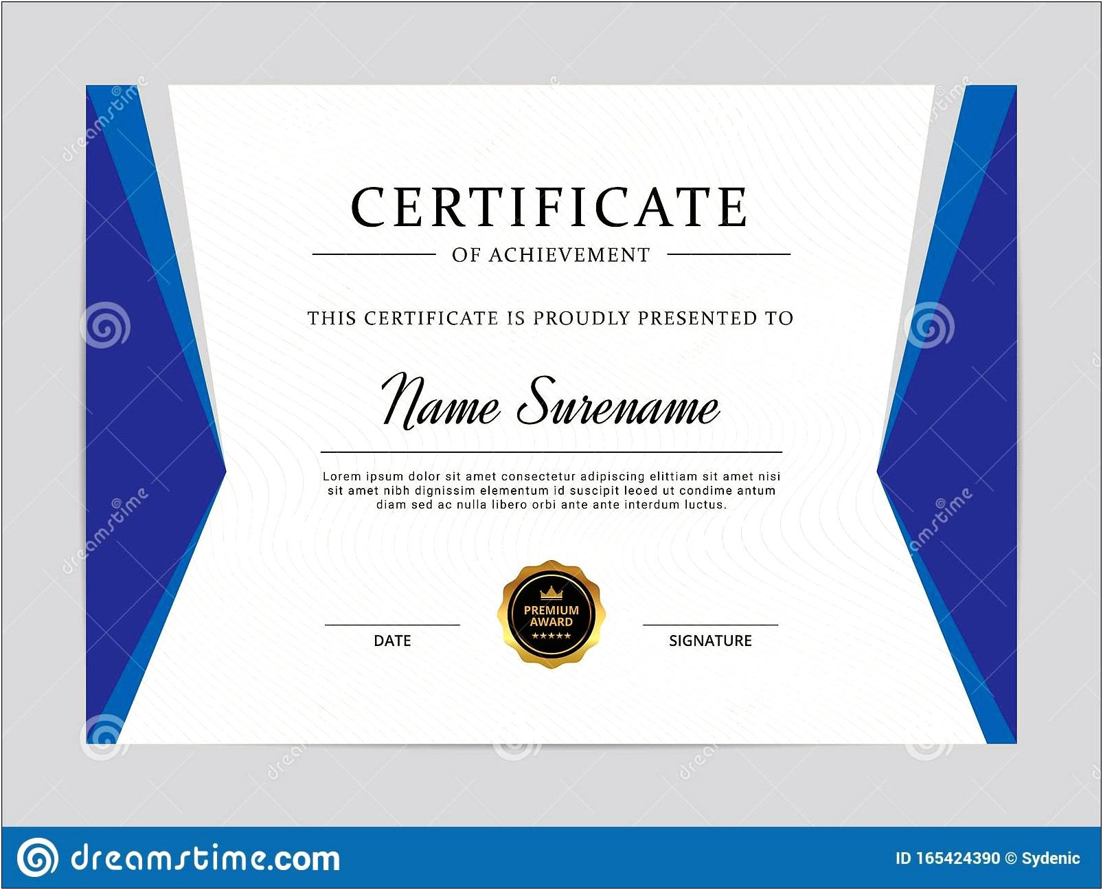 Sample Resume Acknowledgement Certificate Template