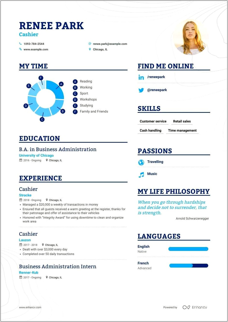 Sample Resume For A Cashier At Grocery Store