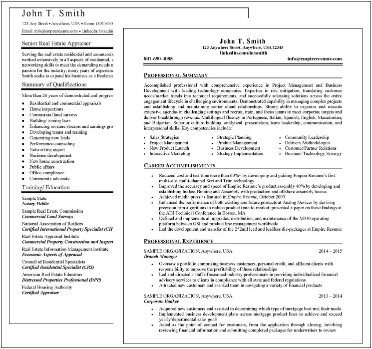 Sample Resume For Community Advocate
