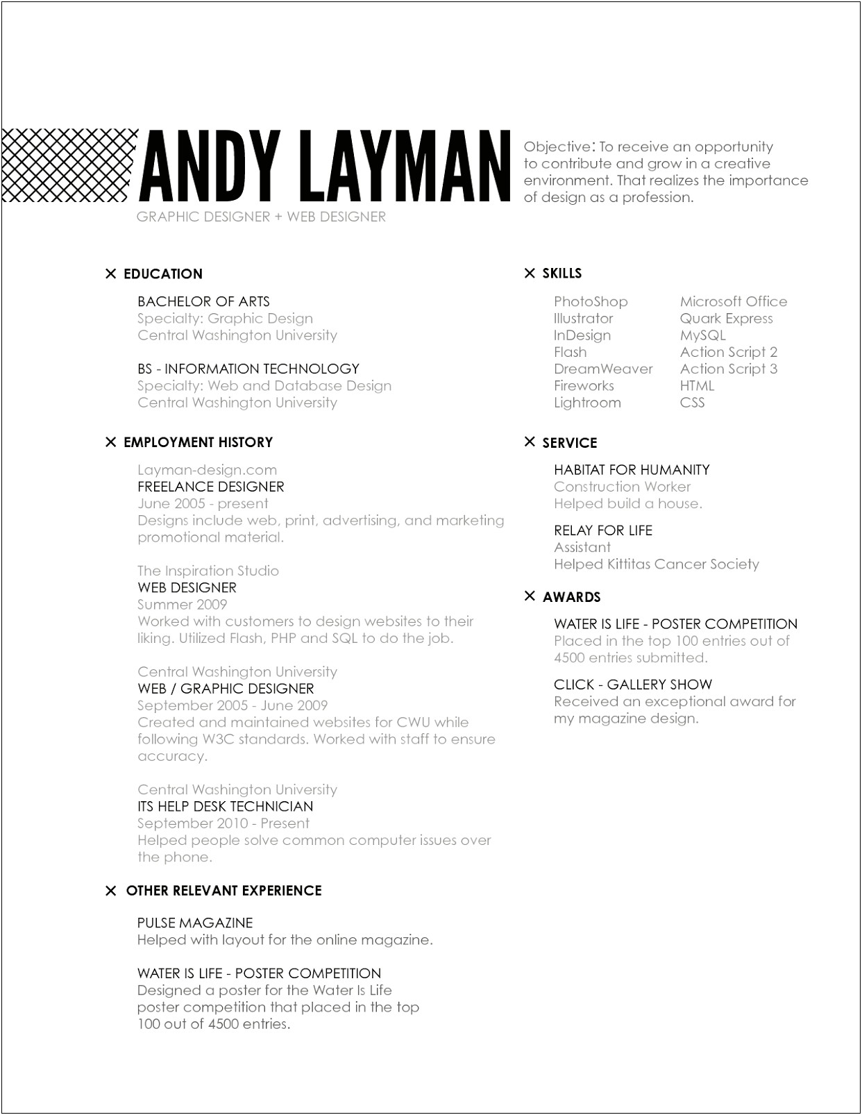 Sample Resume For Construction Helper