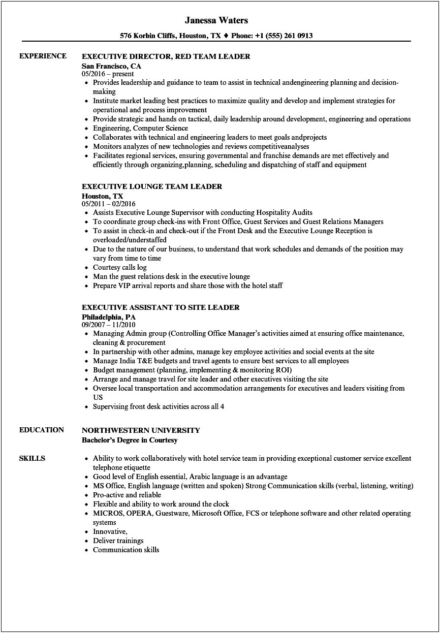 Sample Resume With Languages Known