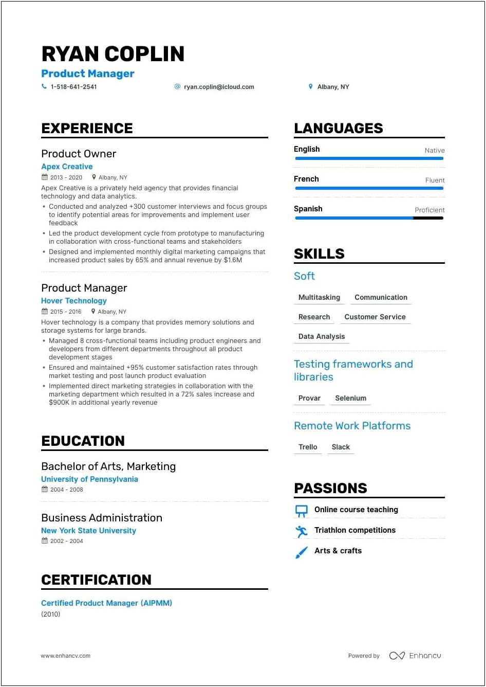 Sample Resumes For Communications Careers