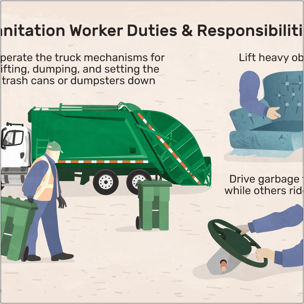 Sanitation Worker Job Description Resume