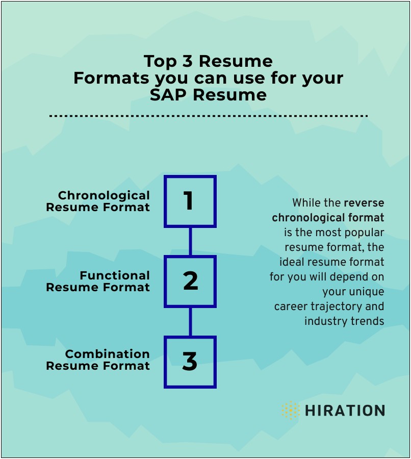 Sap Sd Resume Format Sample
