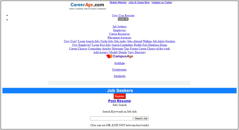 Search Free Resume Database India