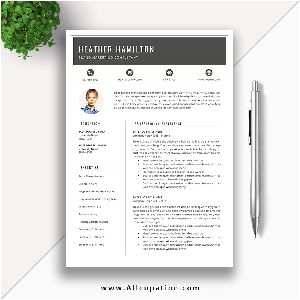 Simple Resume For Jobs Examples