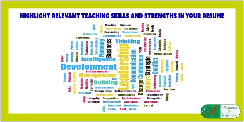 Skills And Strengths On Resume