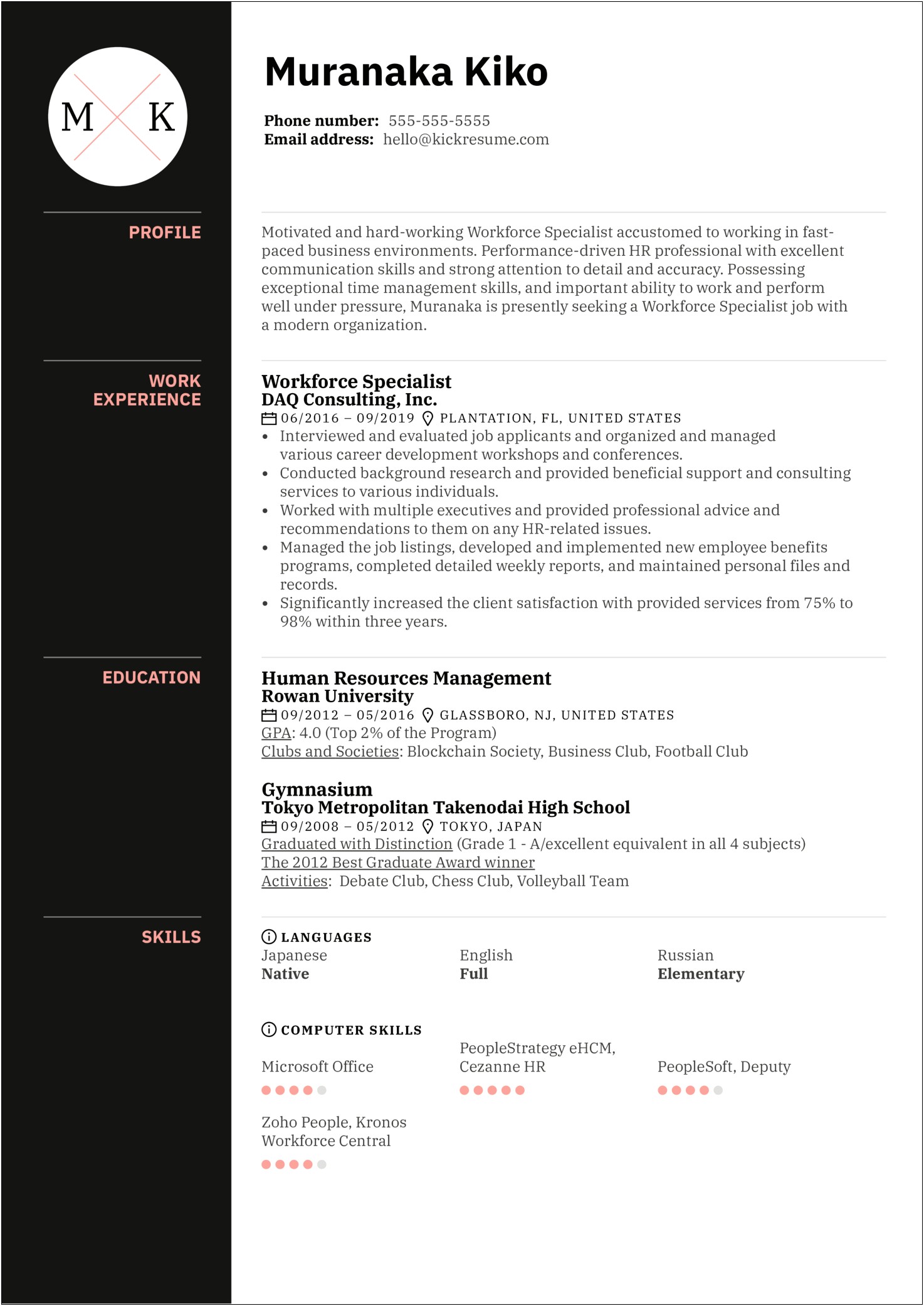 Skills For Office Specialist Resume