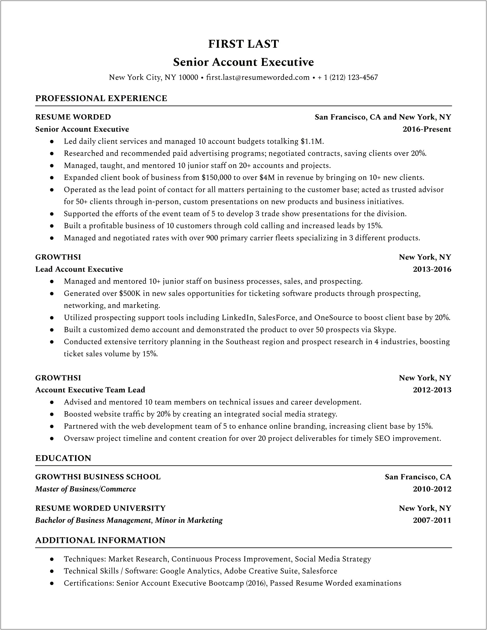 Skills For Resume For Fashion