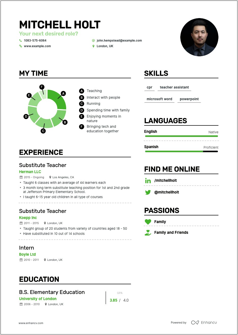Skills Or Experience First Resume