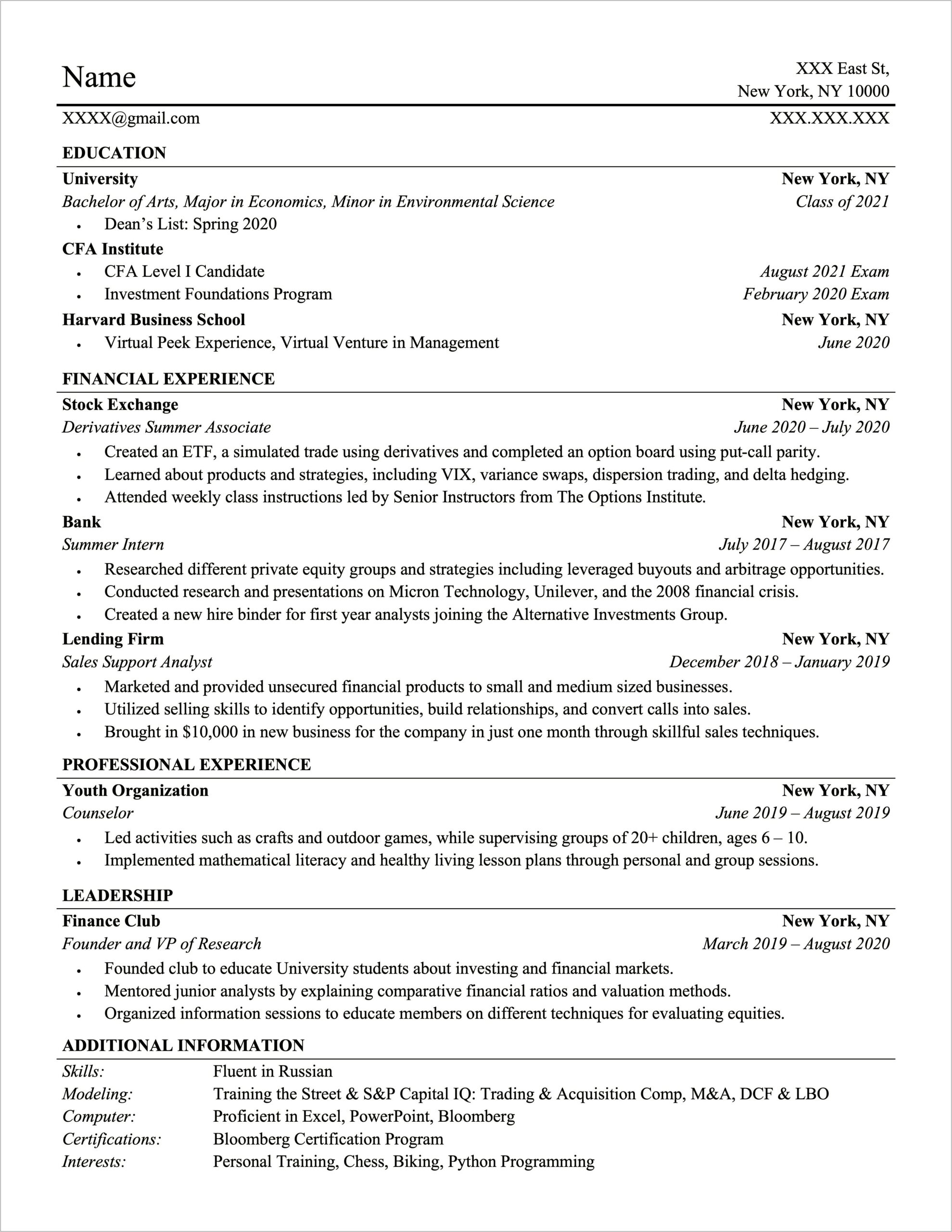 Skills Section Of Resume Wso