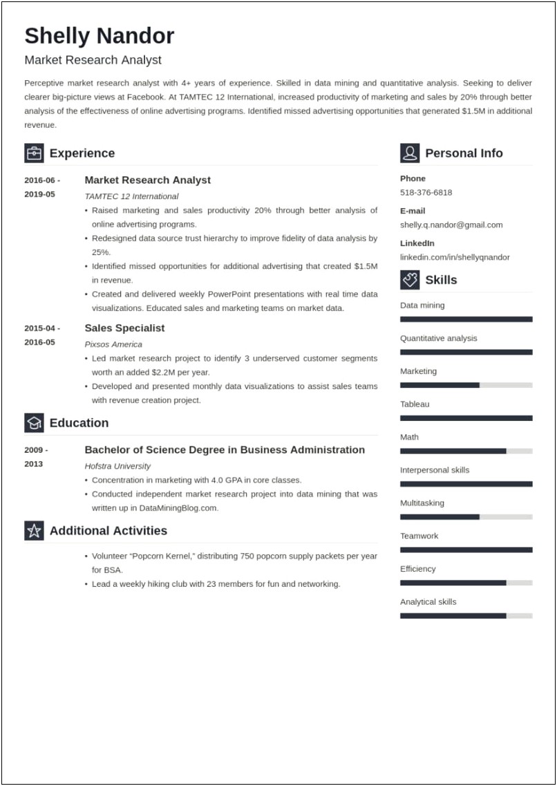 Social Media Marketing Resume Objectives