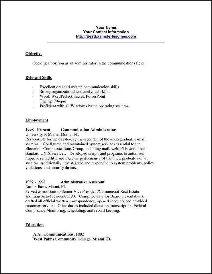Soft Skills Examples For Resume