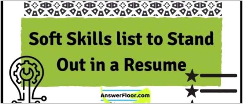 Soft Skills Line For Resume