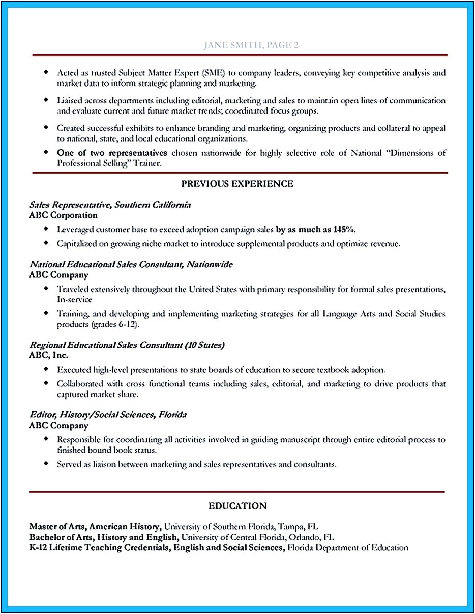 Sterile Processing Manager Resume Templates