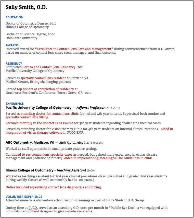 Tailoring A Resume To Job