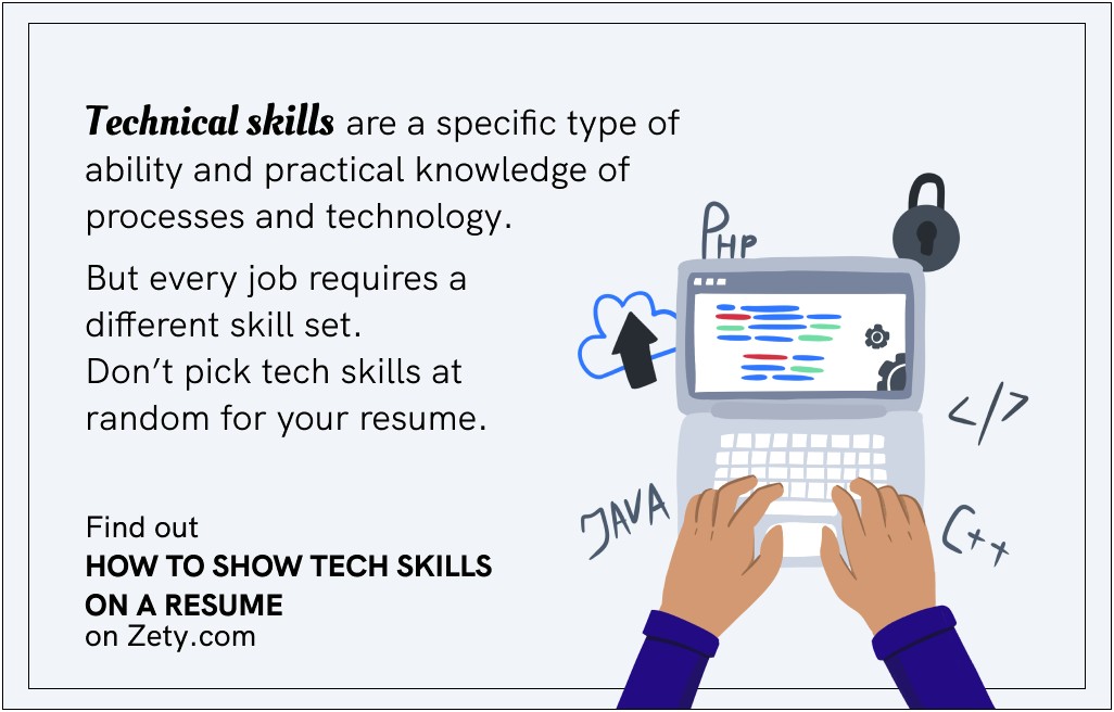Technical Skill Set For Resume