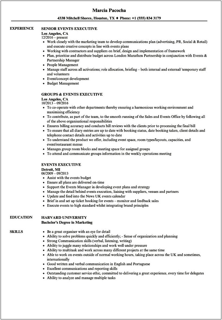 Ticket Seller Job Description Resume
