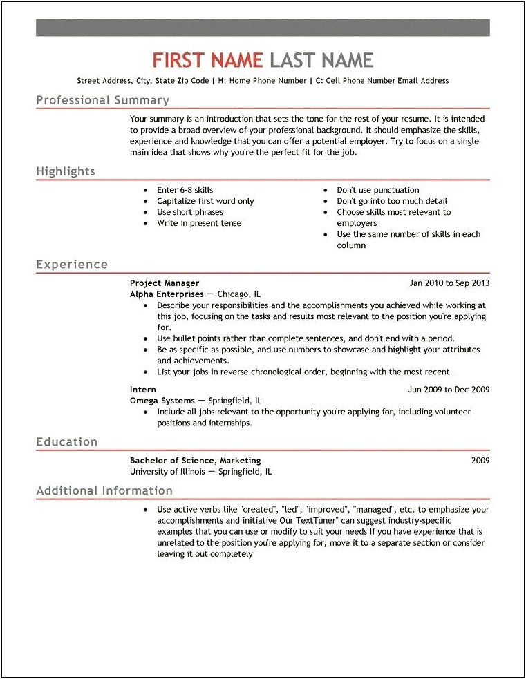 Too Many Jobs For Resume