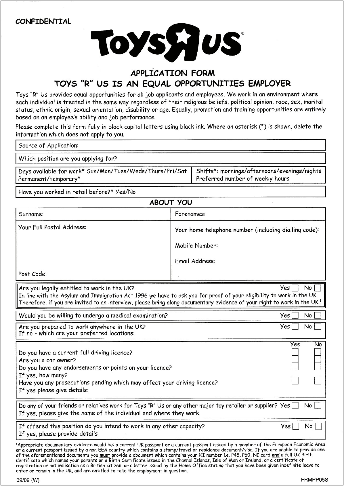 Toys R Us Resume Examples