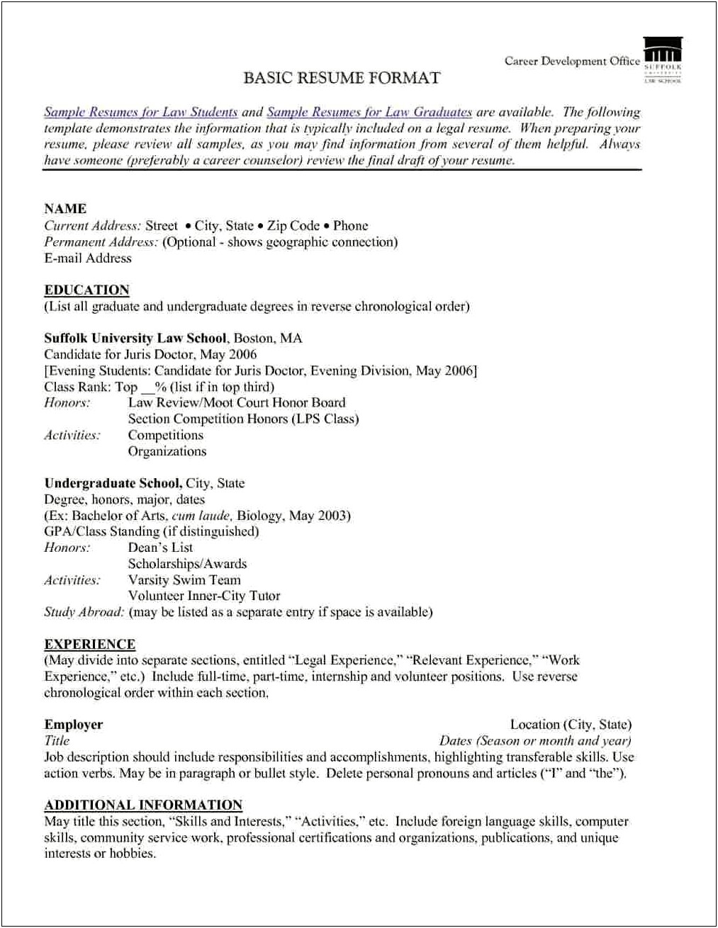 Transferable Skills Section On Resume