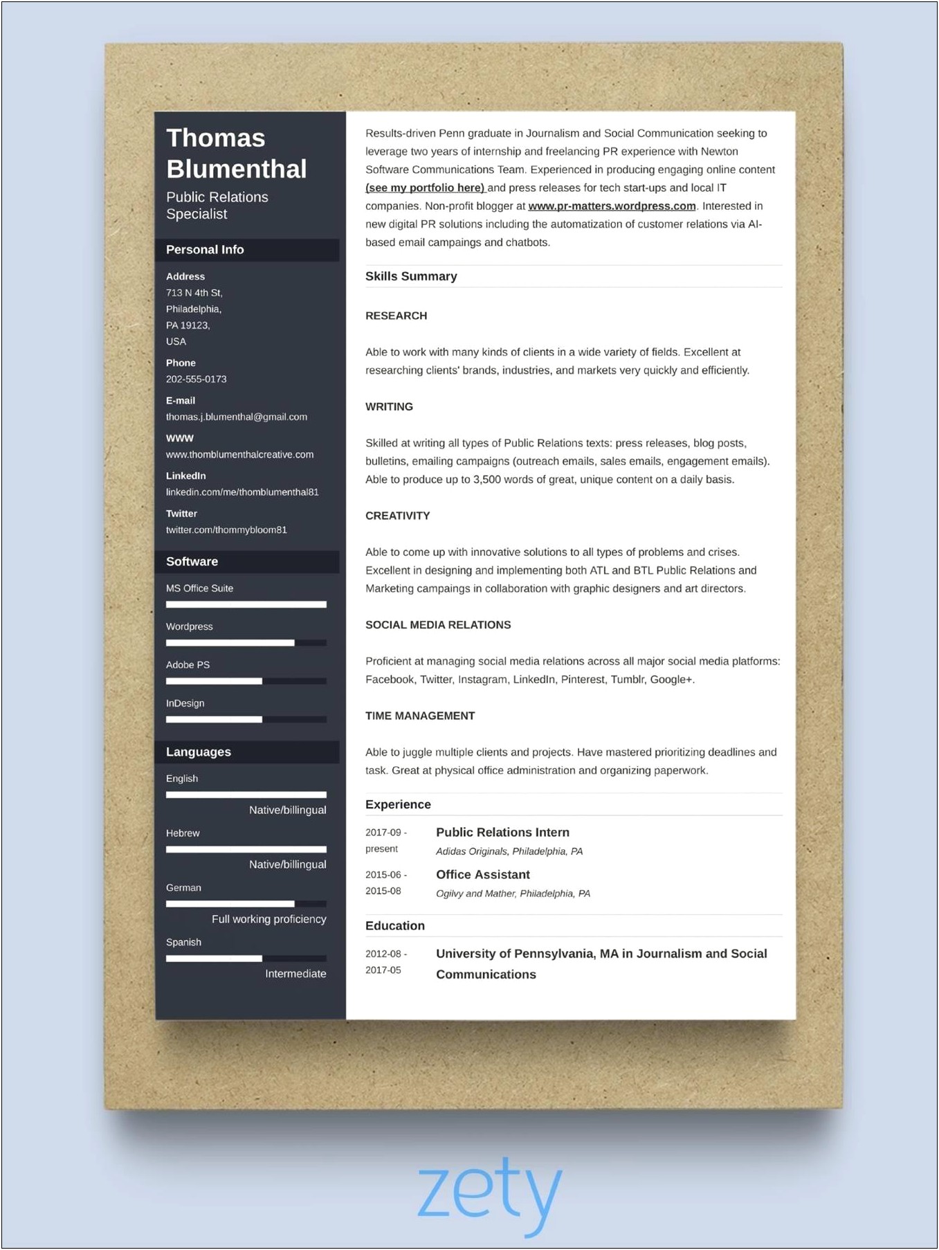 Types Of Resumes With Examples