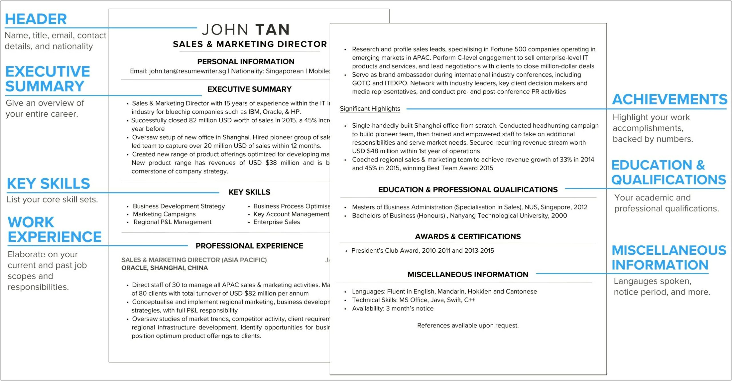 Typical Skills Listed On Resume
