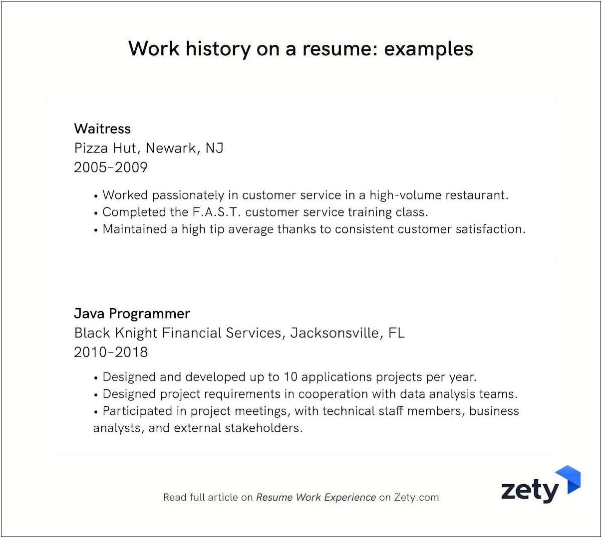 Using Old Jobs On Resumer