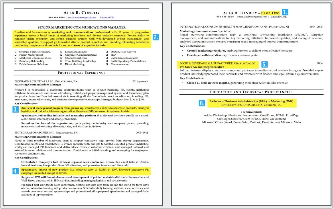 View Sample Resumes For Jobs