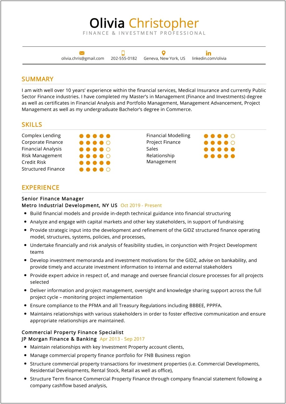 Well Service Specialist Resume Examples
