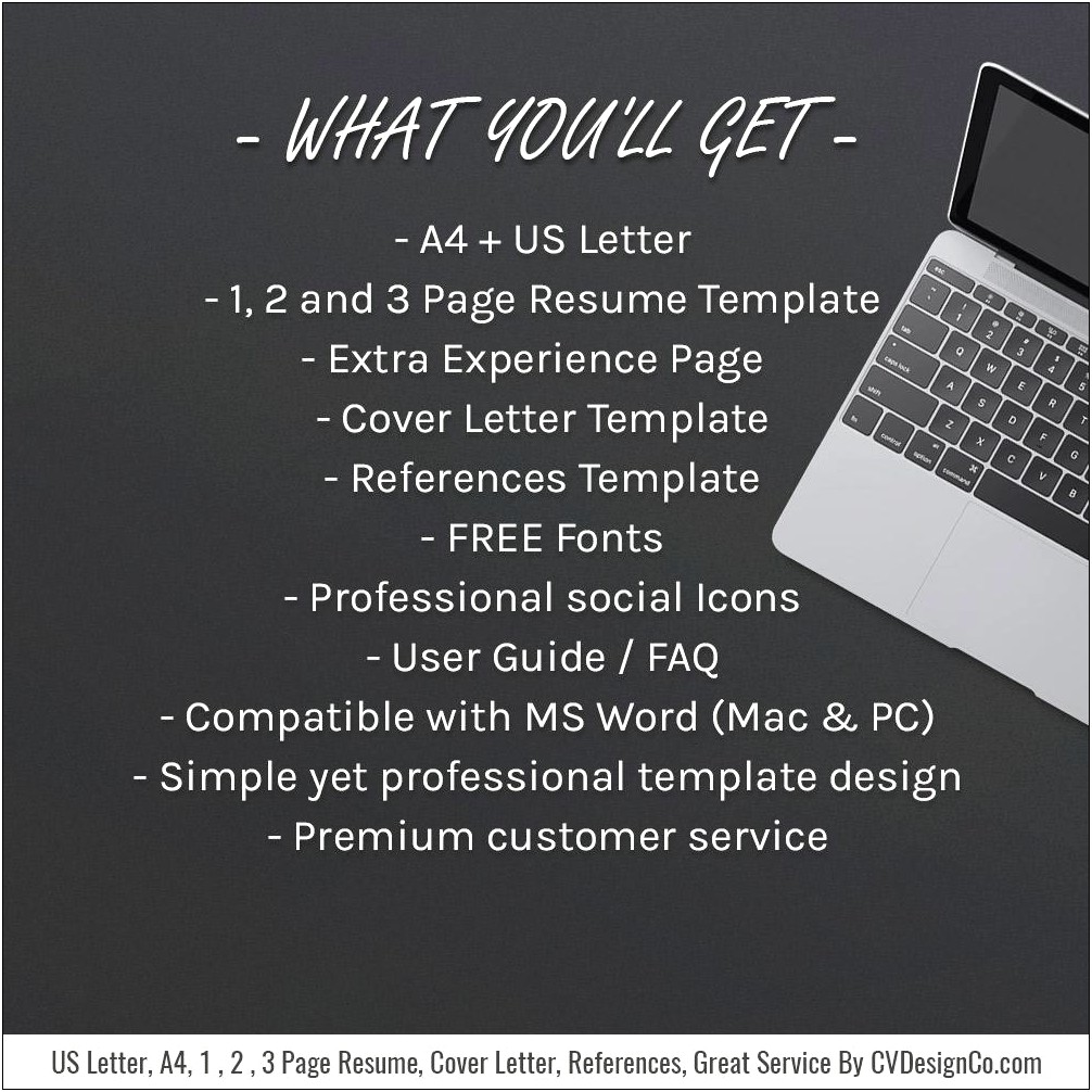 Word Resume Template Free Mac