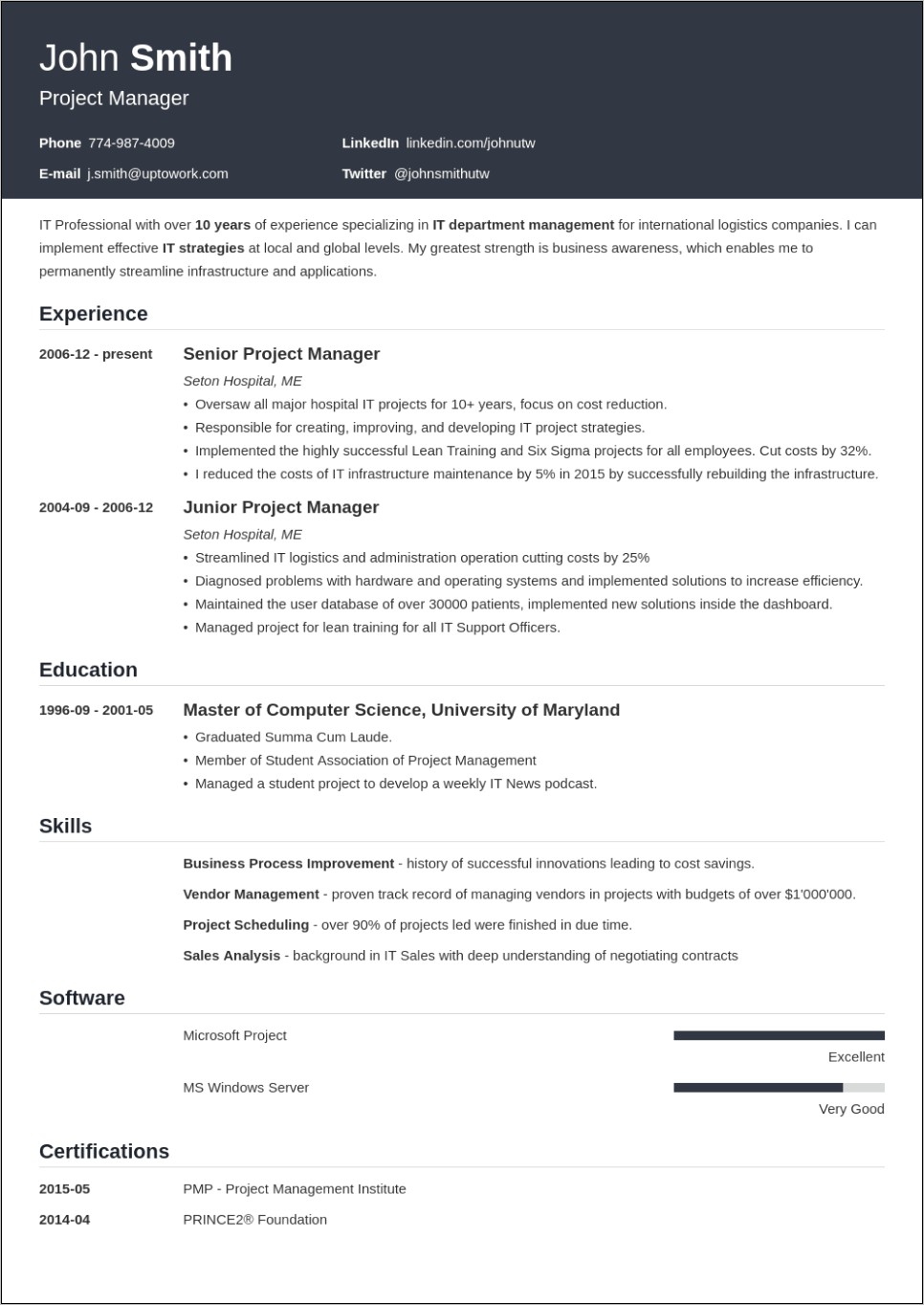 Work Resume Examples And Templates