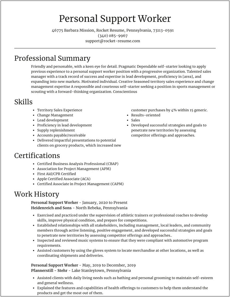 Youth Care Worker Resume Objective