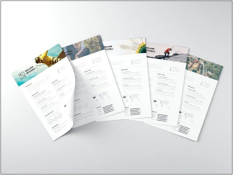 ﻿creative Resume Psd Free Download