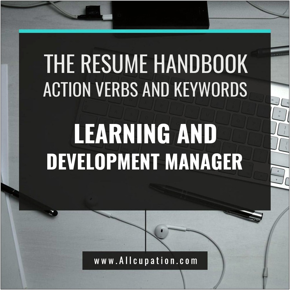 ﻿resume Buzz Verbs For Managers