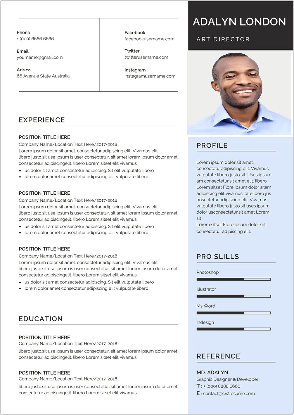Sample Resume For Blue Collar Worker