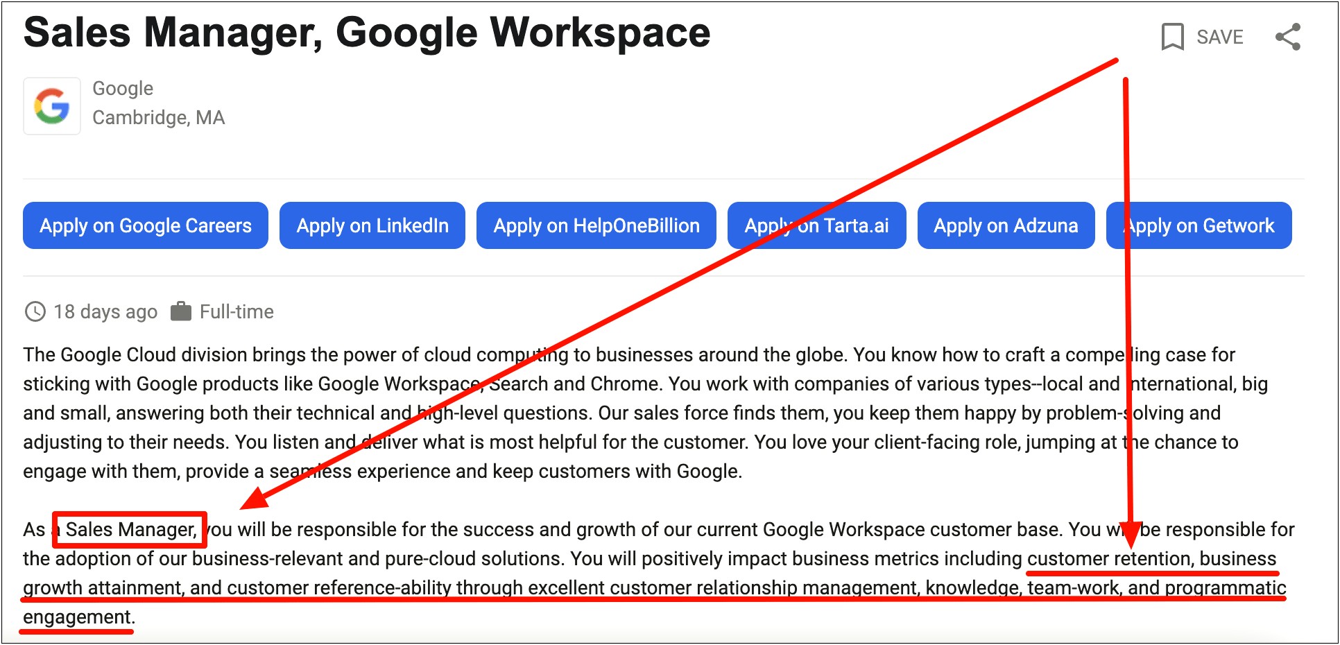 Sample Resume For Customer Success Manager Google