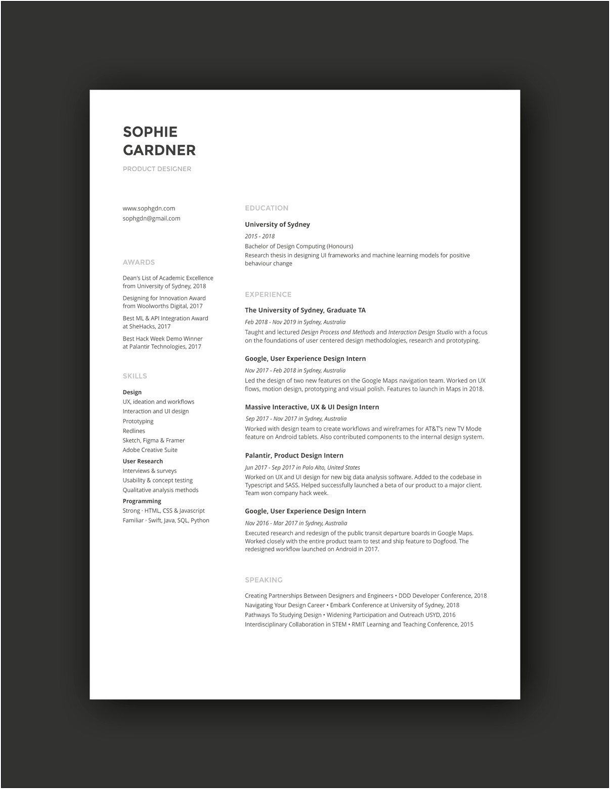 Sample Resume For Experienced Ui Developer