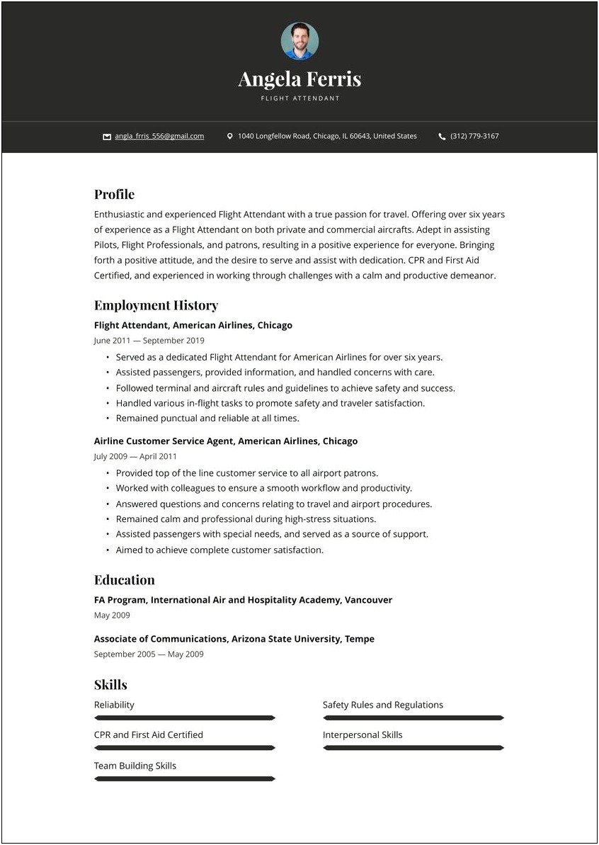 Sample Resume For Home Care Attendant