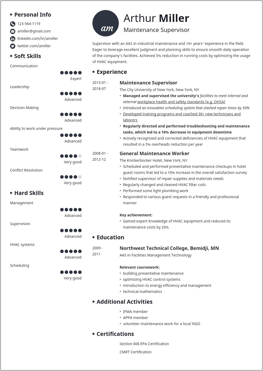 Sample Resume For Income Maintenance Caseworker