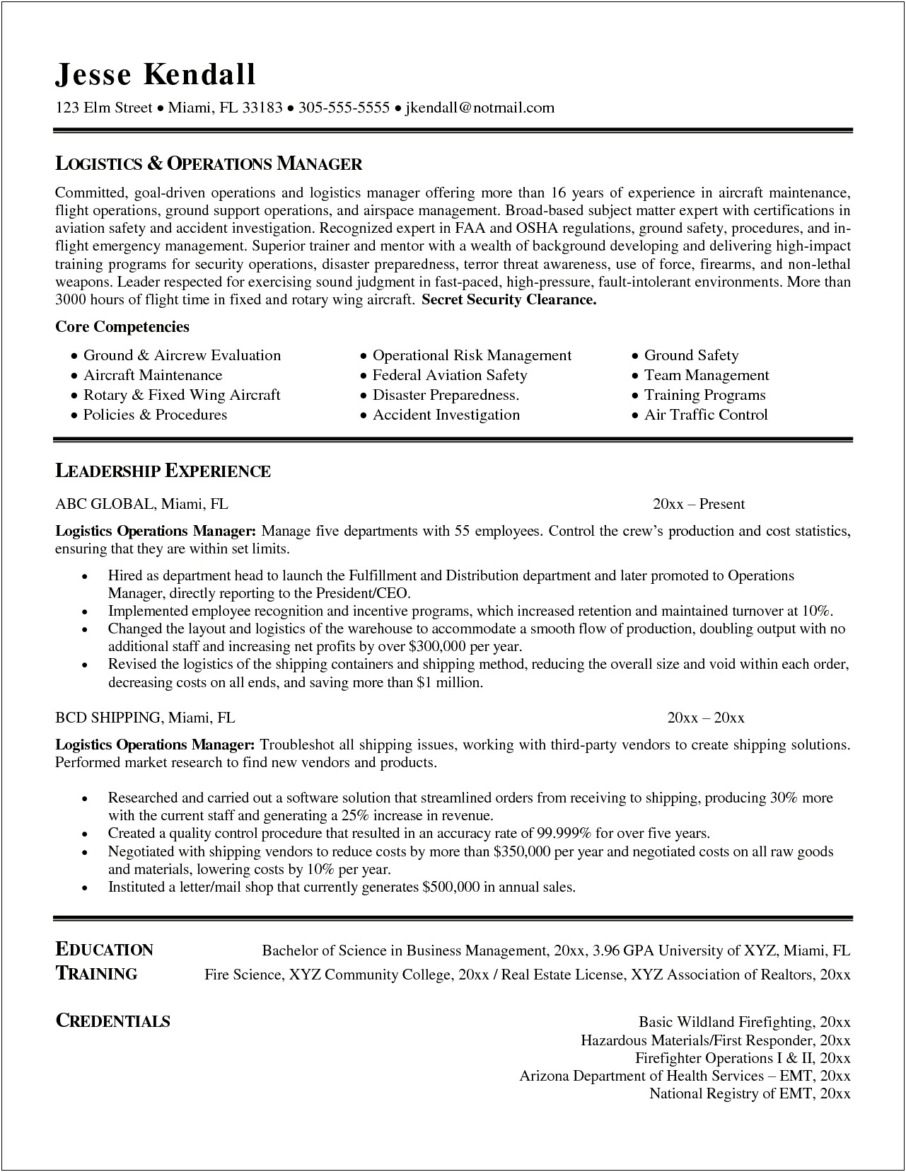 Sample Resume For It Procurement Manager
