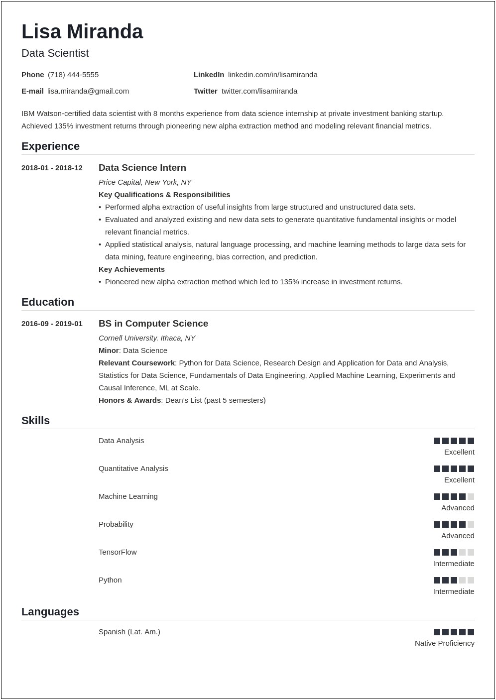 Sample Resume For No Experience Recent Grads