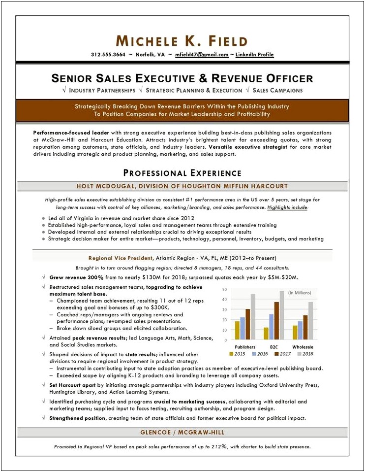 Sample Resume For Sales Support Position