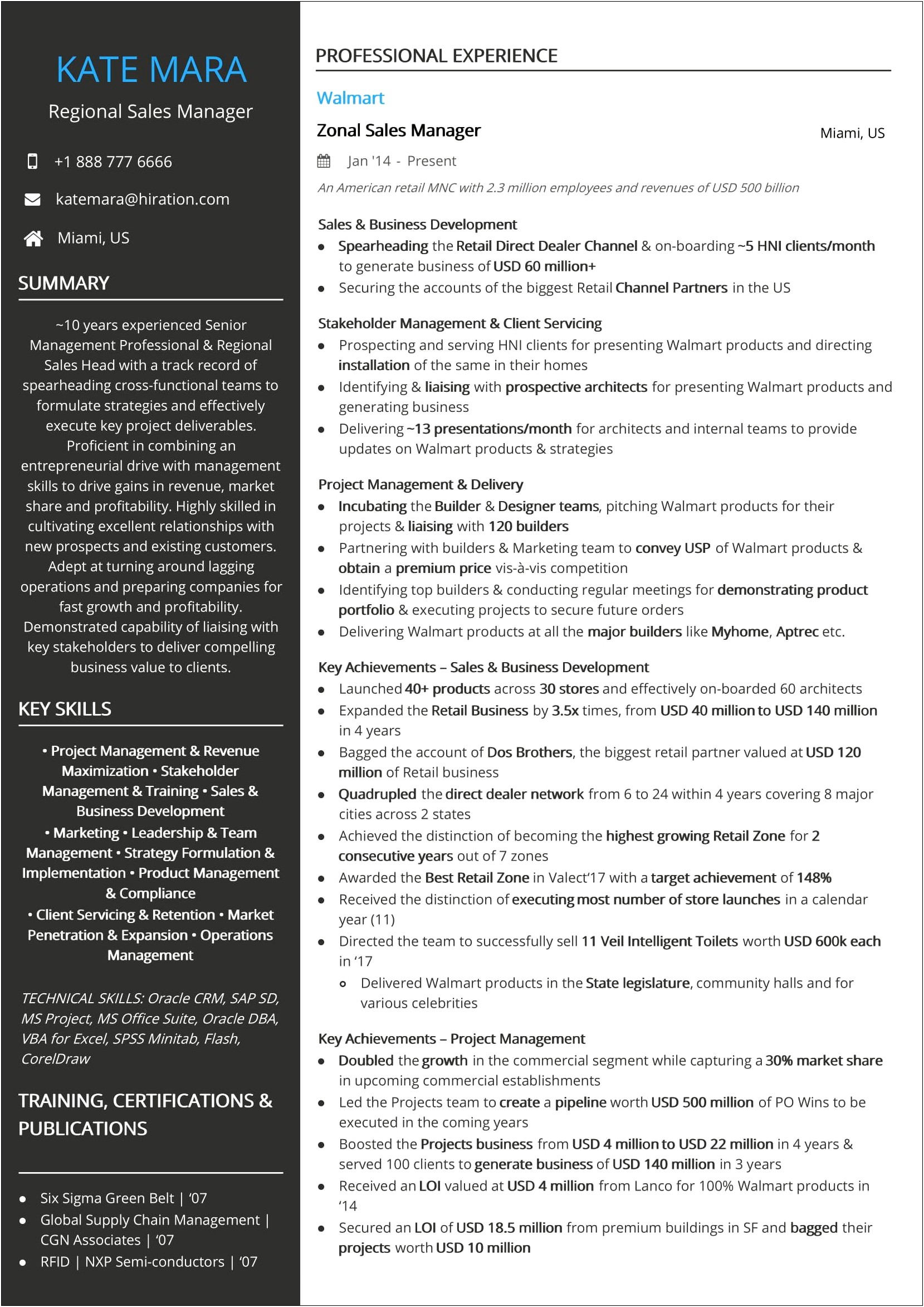 Sample Resume For Vp Of Sales And Marketing