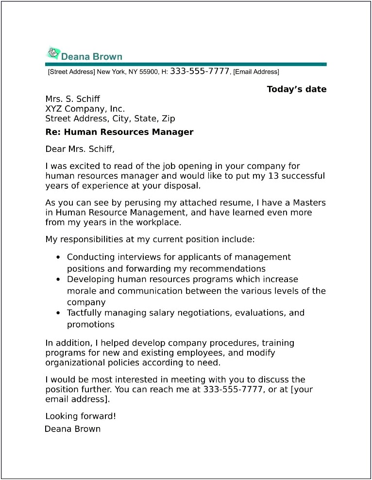 Sample Resume Objectives For Hr Assistant