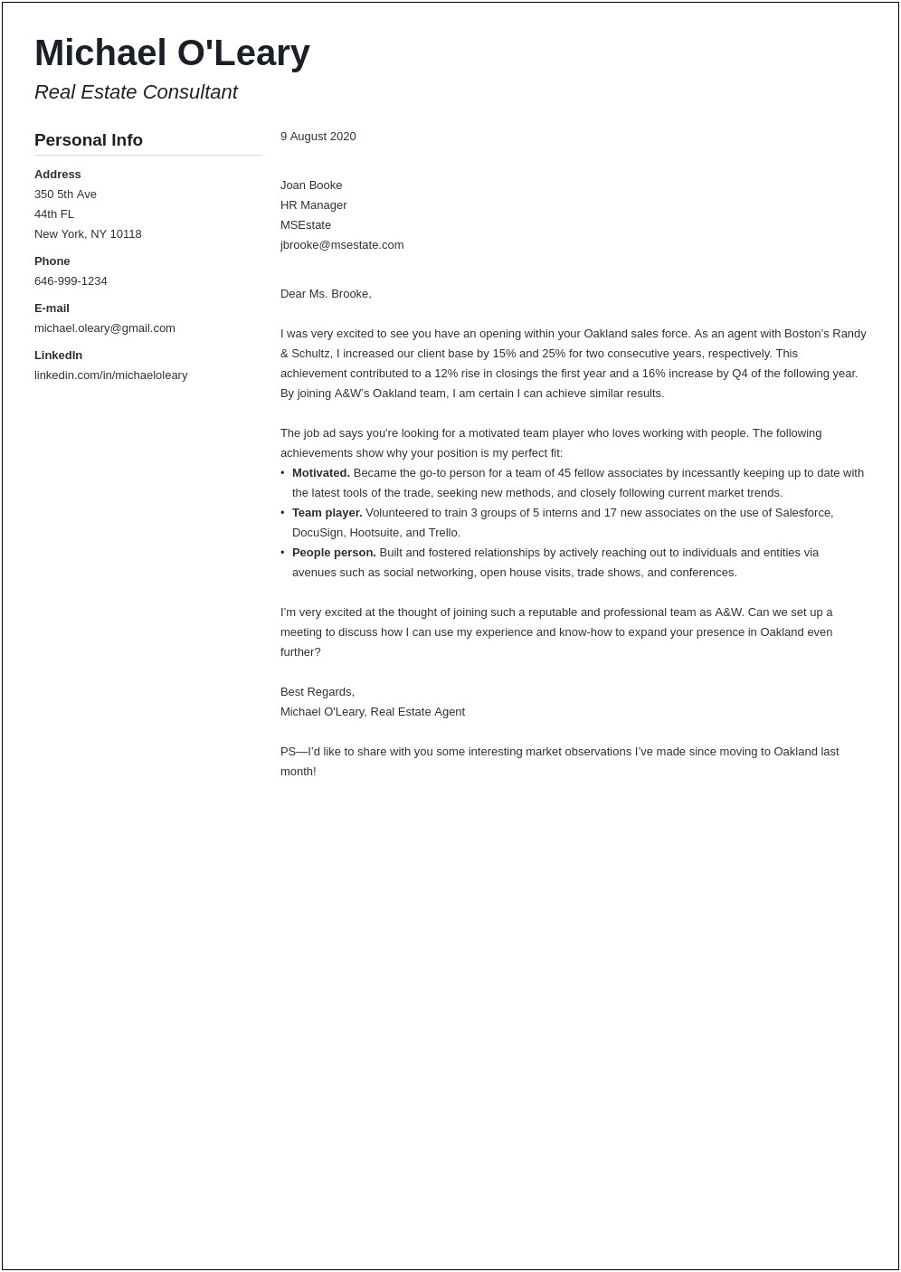 Sample Resume Real Estate Agent No Experience