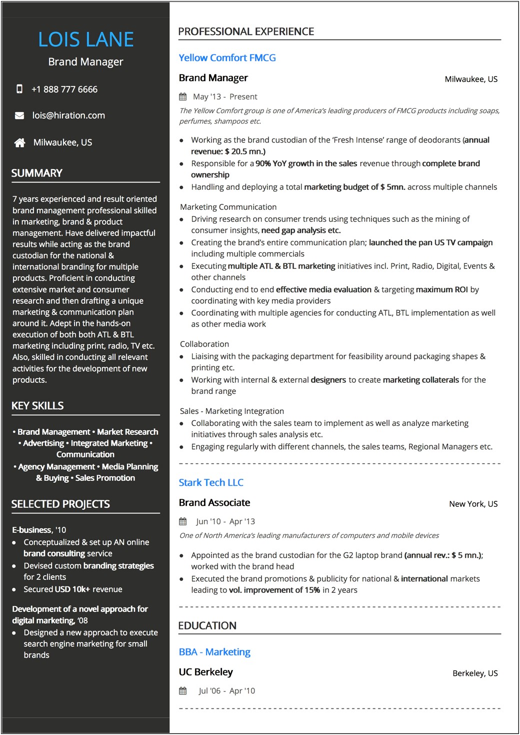 Sample Resume With Agile Testing Experience