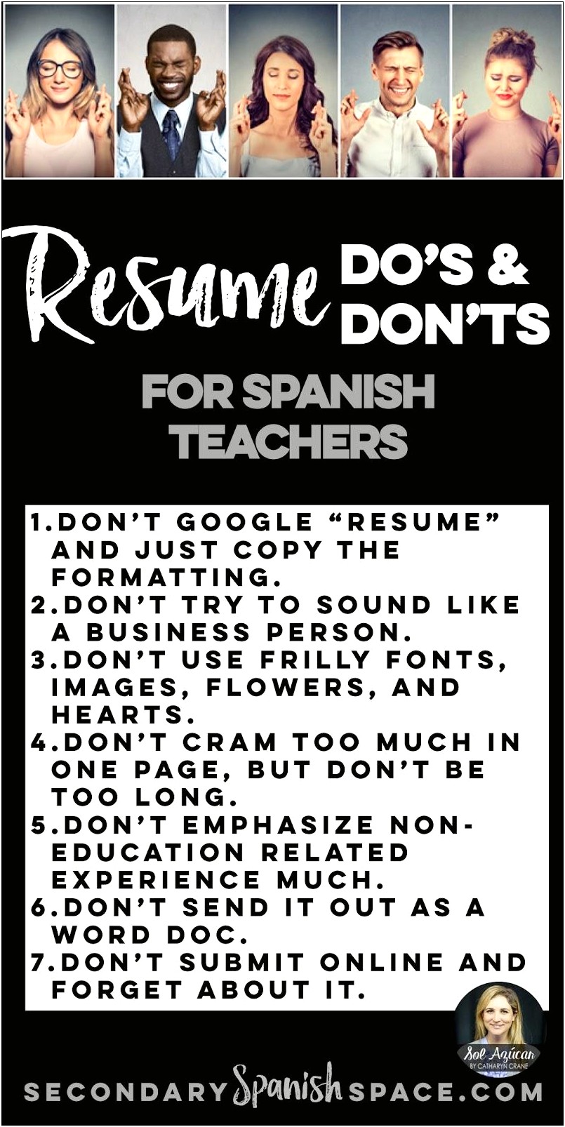 Sample Very Concise Resume For Spanish Teachers