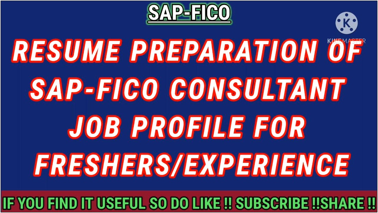Sap Fico 10 Years Plus Experience Resume