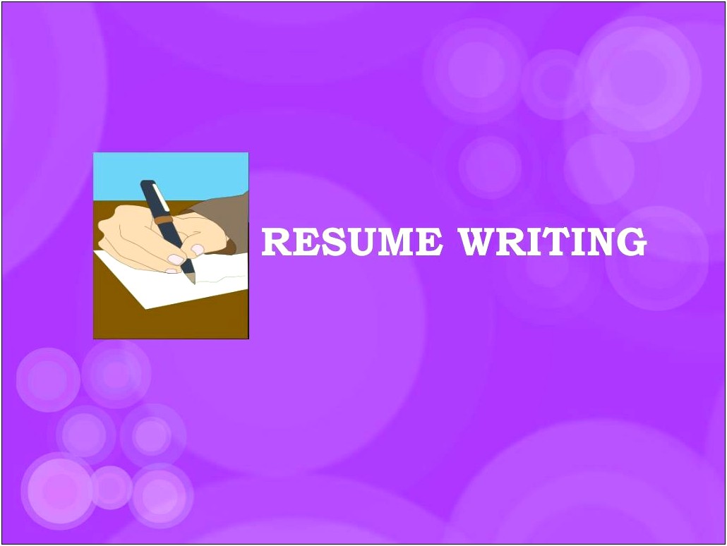 Selling Yourself In A Resume With Action Words